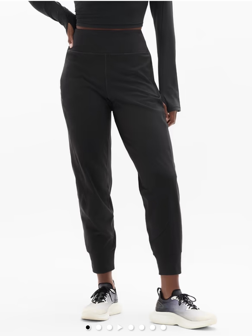 Athleta Black Rainier Joggers NWOT